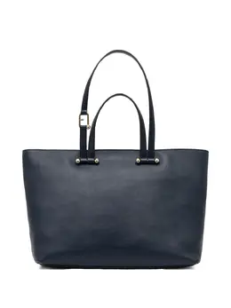 Furla: Чёрная сумка-шоппер 