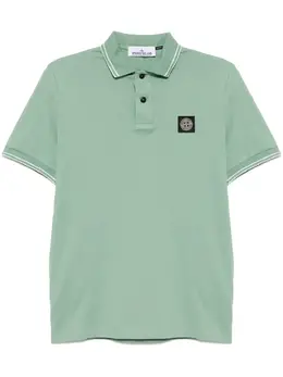 Stone Island: Зелёное поло 