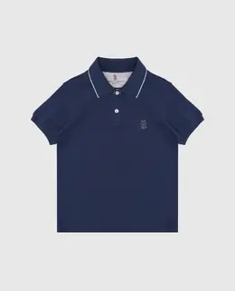 Brunello Cucinelli: Синее поло 