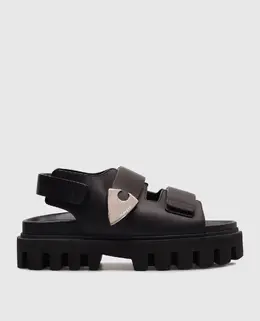 Alexander McQueen: Чёрные сандалии 