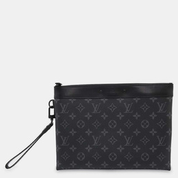 Louis Vuitton: Чёрная сумка  Pochette