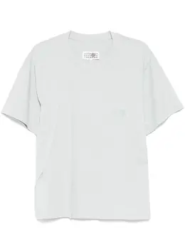 MM6 Maison Margiela: Светлая футболка 