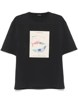 Jacquemus: Синяя футболка 