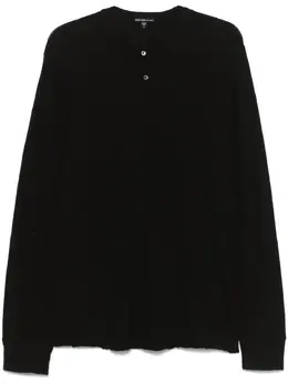 James Perse: Чёрная футболка  Henley