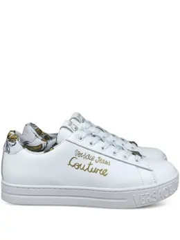 Versace Jeans Couture: Белые кроссовки 