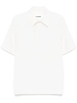 Jil Sander: Поло из шерсти 