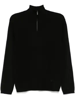 Emporio Armani: Чёрный свитер 