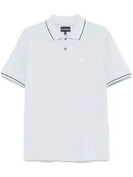Emporio Armani: Поло с принтом 