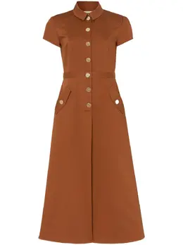 Temperley London: Коричневое платье 
