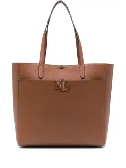 Lauren Ralph Lauren: Коричневая сумка-шоппер 