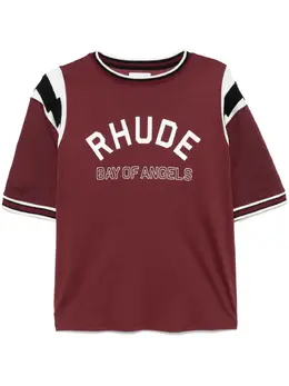 RHUDE: Красная футболка 