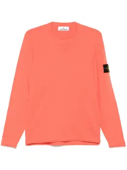Stone Island: Красный свитер  Compass