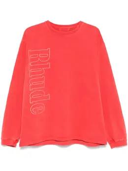 RHUDE: Красный свитшот 