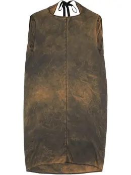 MM6 Maison Margiela: Шёлковое платье 