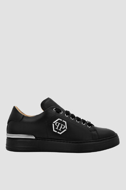 Philipp Plein: Чёрные кроссовки 