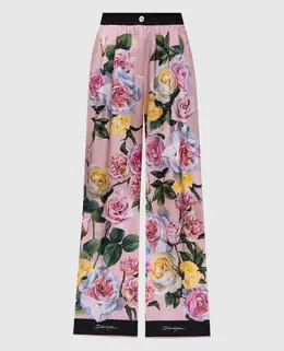 Dolce&Gabbana: Розовые брюки 