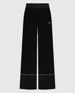 Off-White: Коричневые брюки 