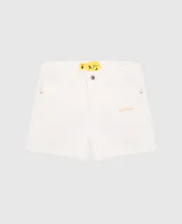 Off-White: Белые шорты 