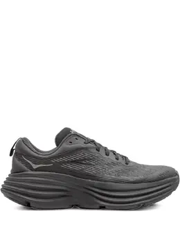 HOKA: Чёрные кроссовки 