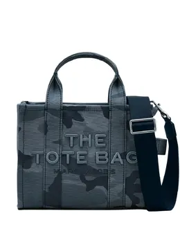 Marc Jacobs: Синяя сумка-шоппер  The Small Tote