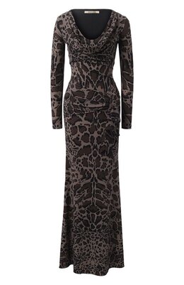 Roberto Cavalli: Платье с длинным рукавом 