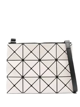 Bao Bao Issey Miyake: Бежевая сумка через плечо 