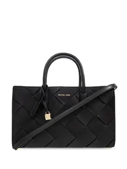 Michael Michael Kors: Чёрная сумка-шоппер 