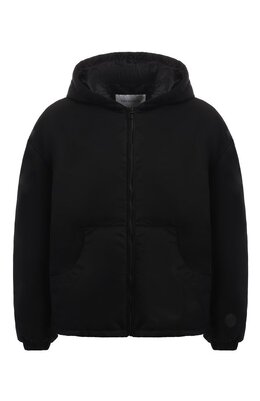 Trussardi: Чёрный пуховик 