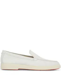 Santoni: Белые лоферы 