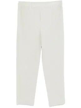 Homme Plissé Issey Miyake: Светлые брюки 