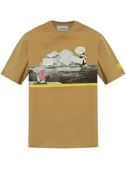 Iceberg: Бежевая футболка 