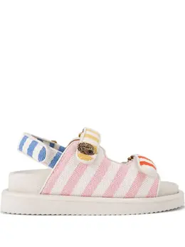 Kurt Geiger London: Белые сандалии 