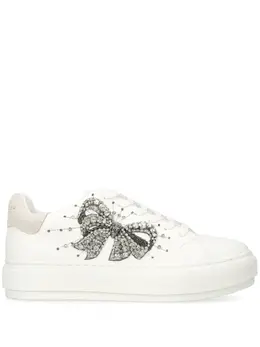 Kurt Geiger London: Белые кроссовки 