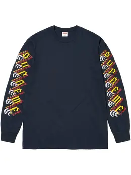 Supreme: Синяя футболка 