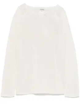 'S Max Mara: Белый свитер 