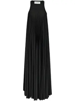 Sportmax: Чёрное платье 