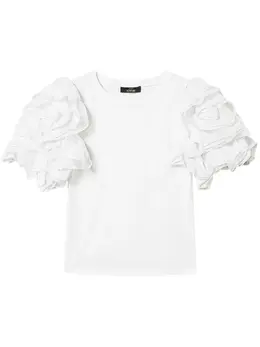 TWINSET: Белая футболка 