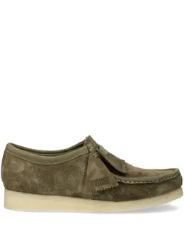 Clarks Originals: Туфли цвета хаки 