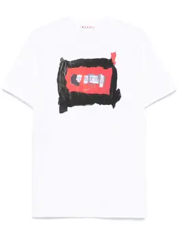 Marni: Хлопковая футболка 