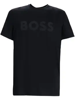 BOSS: Чёрная футболка 