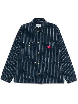 Carhartt WIP: Синяя рубашка 