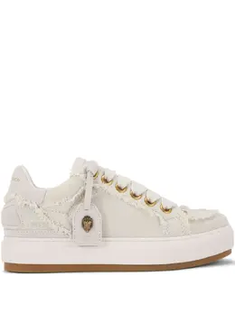 Kurt Geiger London: Белые кроссовки 