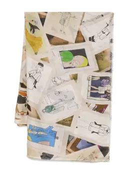 Faliero Sarti: Светлый шарф 