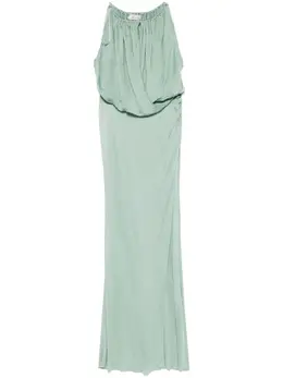 Blumarine: Драпированное платье 