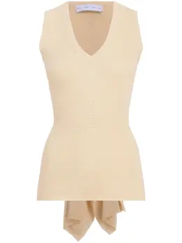 Proenza Schouler White Label: Бежевый жилет 