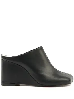 MM6 Maison Margiela: Чёрные сабо 