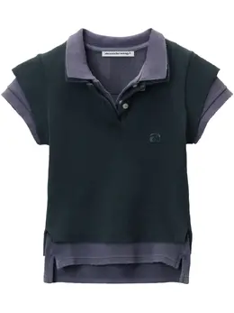 Alexander Wang: Голубое поло 
