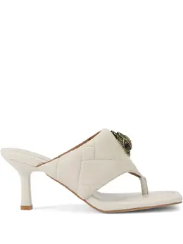 Kurt Geiger London: Светлые сандалии 
