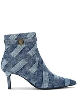 Kurt Geiger London: Голубые ботинки 