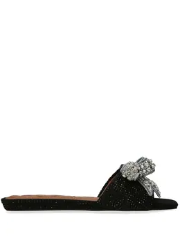 Kurt Geiger London: Чёрные сандалии 